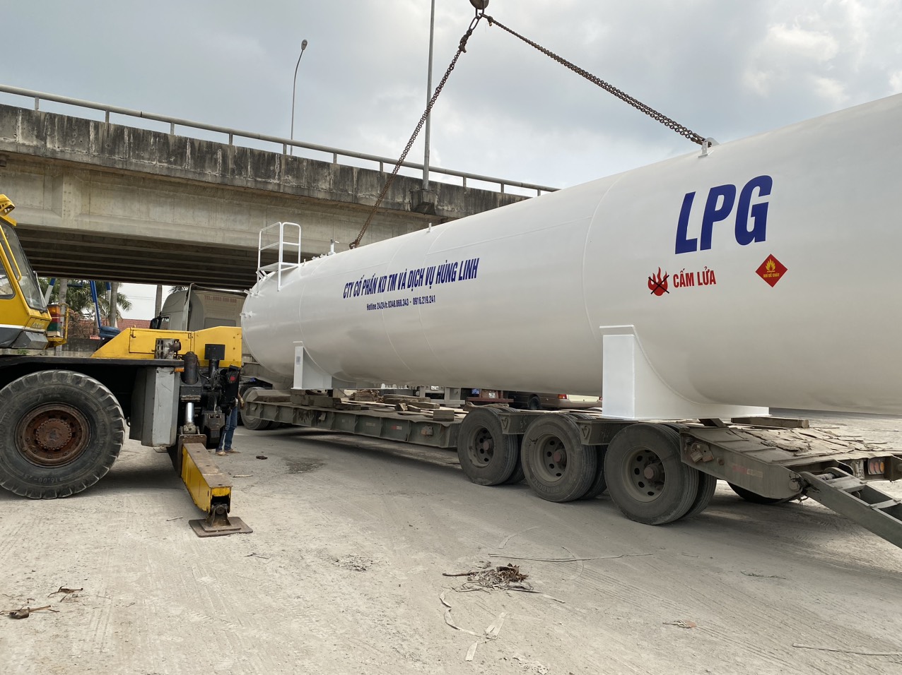 Báo giá lắp đặt bồn trạm gas công nghiệp LPG tại Thanh Hóa